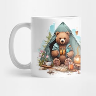 Camping Bear #4 Mug